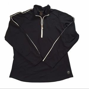 Snow Angel Veluxe Zip Turtleneck Black